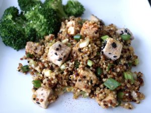 quinoa e tofu