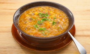 zuppa lenticchie zafferano