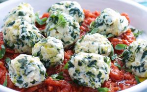 Polpette vegetariane alla ligure